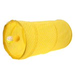 Funny Pet Cat Tunnel Polyester fiber Cat Play Tunnel Tubes Collapsible Crinkle 1 Holes Kitten Cat Toys Rabbit Play Tunnel